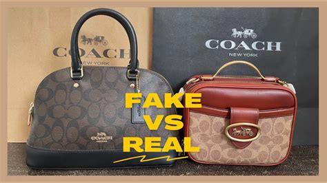 coach sling bag fake vs real|are coach bags genuine.